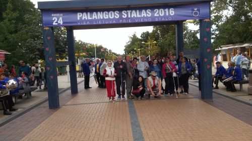 Nuotraukoje - Projekto dalyviai Palangoje