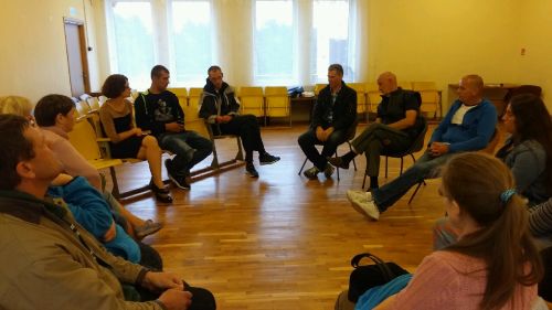 Nuotraukoje - aktyvi naujų LASS narių diskusija Nuotraukoje - aktyvi naujų LASS narių diskusija