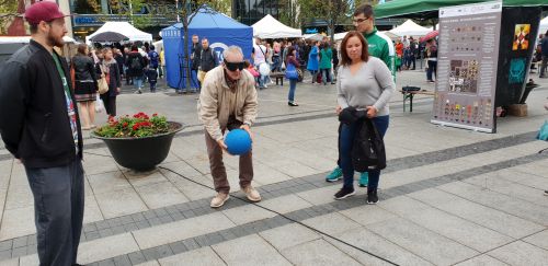 Nuotraukoje - golbolo edukacija Nuotraukoje - golbolo edukacija