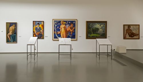 Parodos BLIND DATE paveikslai ir jų taktilinės reprodukcijos. Nuotraukos autorius Tomas Kapočius Parodos BLIND DATE paveikslai ir jų taktilinės reprodukcijos. Nuotraukos autorius Tomas Kapočius