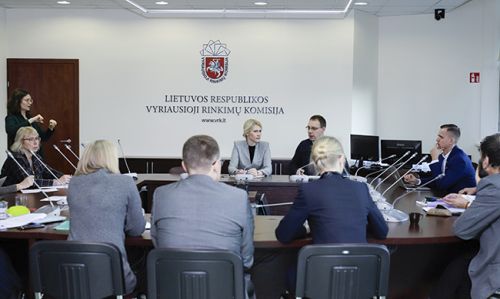 Nuotraukoje - pasitarimo VRK akimirka Nuotraukoje - pasitarimo VRK akimirka